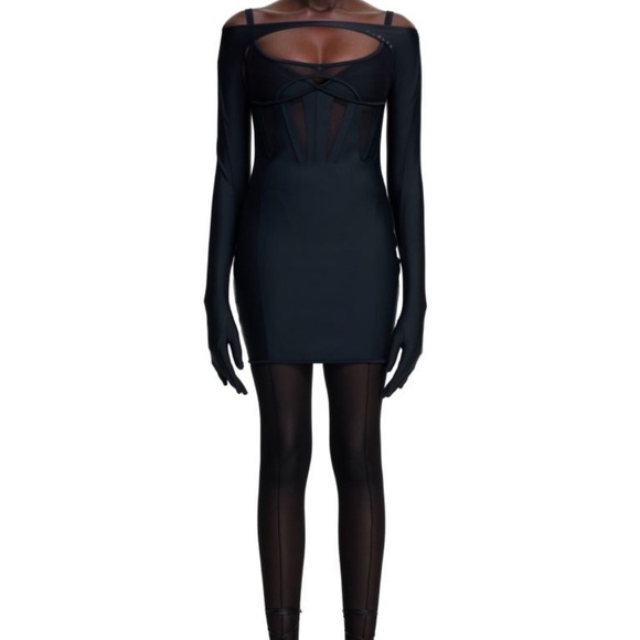 NWT Mugler x H&M Dress - Picture 10 of 11